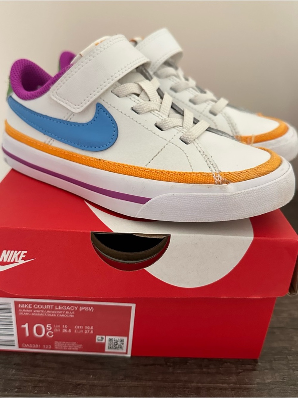 10.5 Toddler Nike Shoes LIKE NEW court legacy sneakers